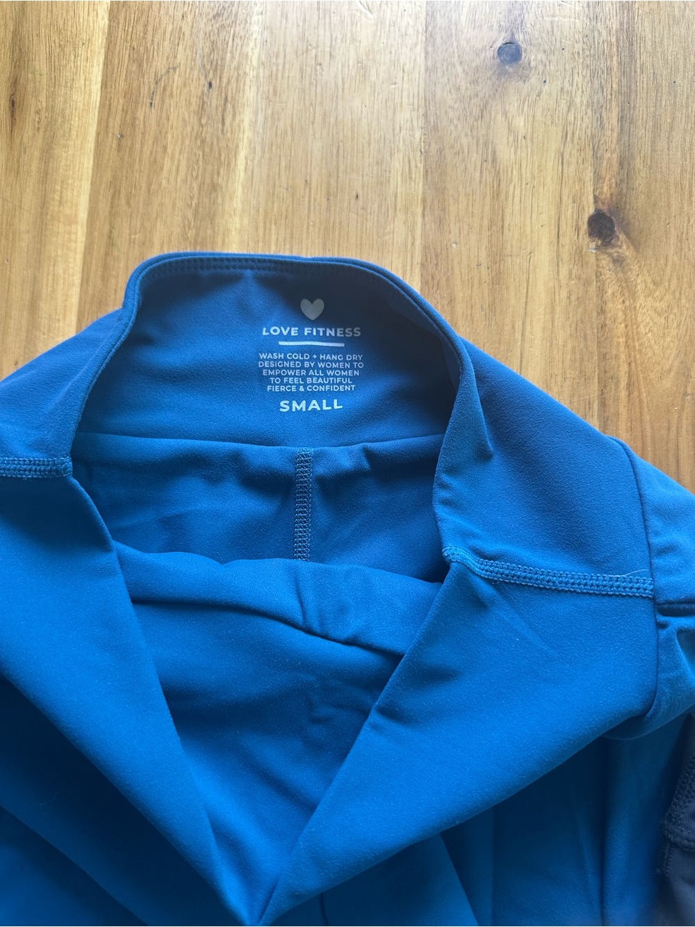 Blue Athletic Skirt with Built-In Shorts